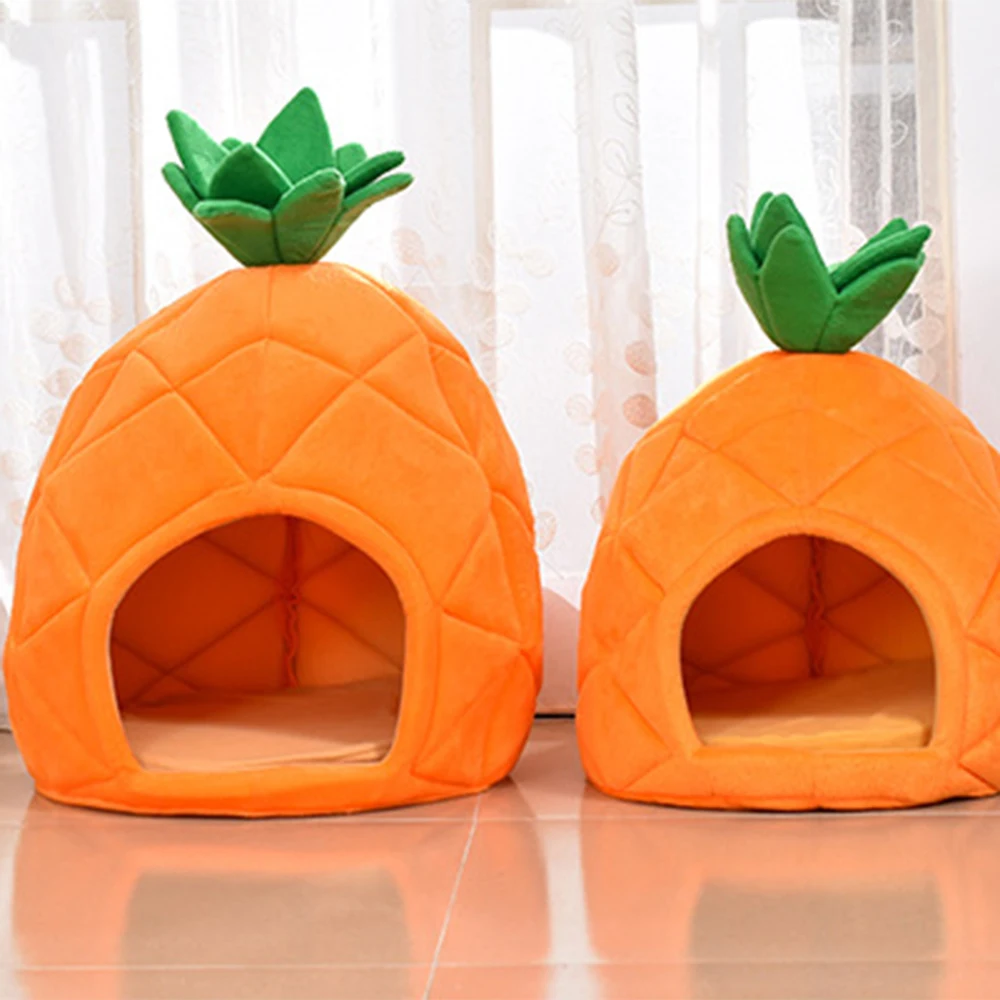 Cute Cat Nest Creative Kennel Cat Nest Teddy Dog Pineapple Shape Bed Winter Warm Foldable Dog House S/l Dropshipping
Cute Cat Nest Creative Kennel Cat Nest Teddy Dog Pineapple Shape Bed Winter Warm Foldable Dog House S/l Dropshipping