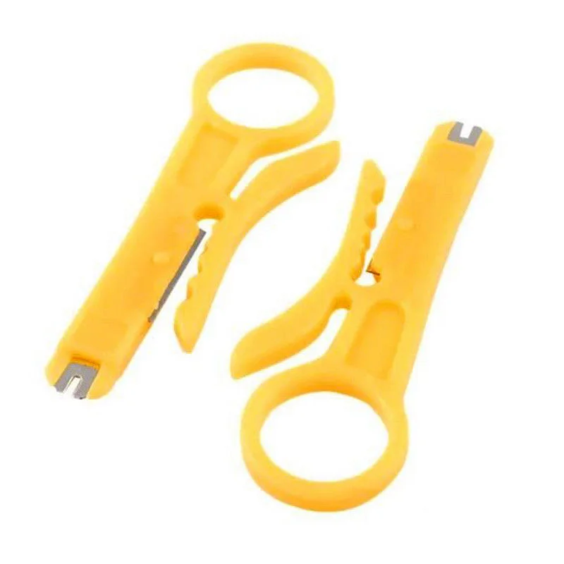 2pcs RJ45 Cat5 Punch Down Tool Network UTP LAN Cable Wire Cutter Stripper Tool Cut telephone line Cable wire stripping Steel
2pcs RJ45 Cat5 Punch Down Tool Network UTP LAN Cable Wire Cutter Stripper Tool Cut telephone line Cable wire stripping Steel