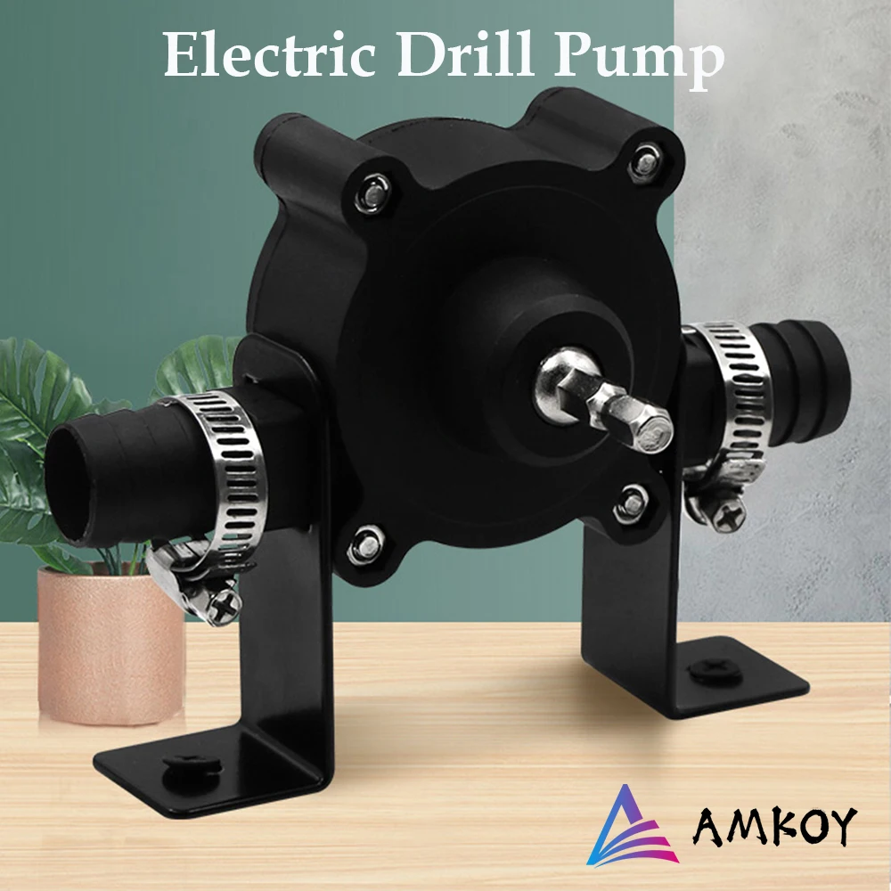 AMKOY Electric Drill Pump Self Priming Transfer Pumps Oil Fluid Water Pump Portable Round Shank Heavy Duty Self-Priming Hand
AMKOY Electric Drill Pump Self Priming Transfer Pumps Oil Fluid Water Pump Portable Round Shank Heavy Duty Self-Priming Hand