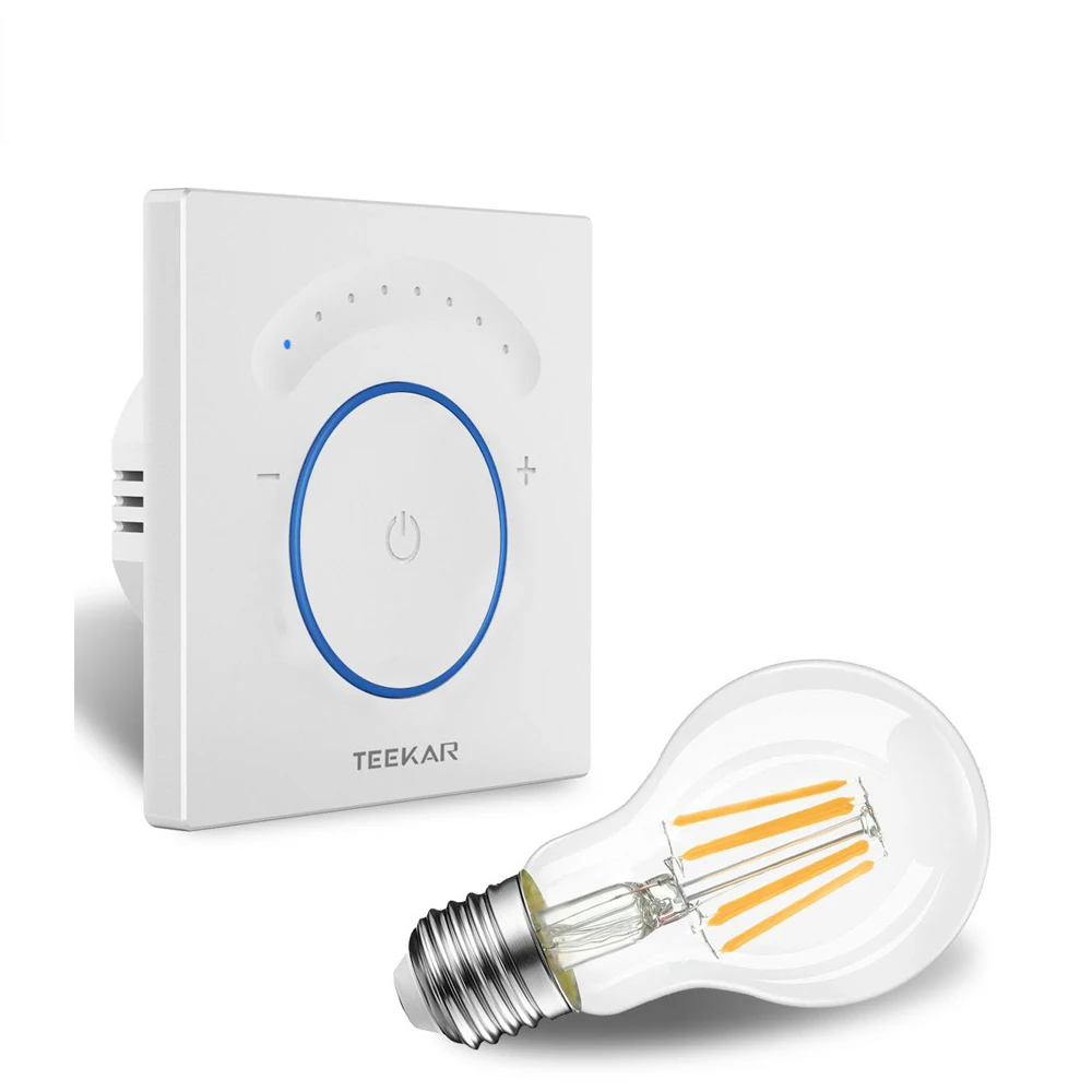 EU Standard Ed Dimmer 220V/110V Smart Wifi Dimmer Switch Touch Light Switch with Bulb Work with Alexa Google Assistant Ewelink
EU Standard Ed Dimmer 220V/110V Smart Wifi Dimmer Switch Touch Light Switch with Bulb Work with Alexa Google Assistant Ewelink