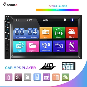 Podofo 2Din Car Radio Car Video Player 7'' HD Player MP5 Digital Display Multimedia Build-in Autoradio FM AUX USB Function
Podofo 2Din Car Radio Car Video Player 7'' HD Player MP5 Digital Display Multimedia Build-in Autoradio FM AUX USB Function