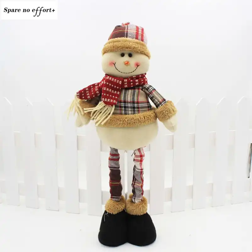 claus snowman elk natal figurine christmas tree decorations new
