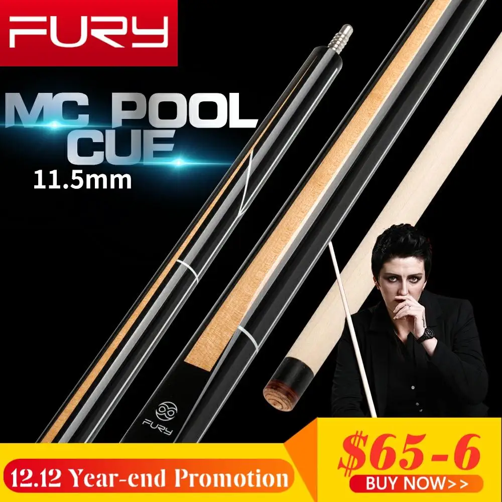 Official FURY MC-2 Professional Pool Cue11.5mm Tiger Everest M Tip Maple CTM Shaft With Case Black Bakelite Ferrule Billiards
Official FURY MC-2 Professional Pool Cue11.5mm Tiger Everest M Tip Maple CTM Shaft With Case Black Bakelite Ferrule Billiards