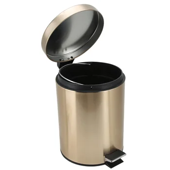 3L/5L Garbage Can Stainless Steel Trash Step Open Wastebasket Large Capacity Garbage Container Bin With Handle Lid For Kitchen
3L/5L Garbage Can Stainless Steel Trash Step Open Wastebasket Large Capacity Garbage Container Bin With Handle Lid For Kitchen
