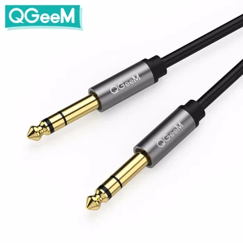 QGeeM 6.5mm 6.35mm Jack Audio Cable 6.35 Jack Male to Male Aux Cable 1m 2m 3m for Guitar Mixer Amplifier Bass 6.35mm Aux Cable 
QGeeM 6.5mm 6.35mm Jack Audio Cable 6.35 Jack Male to Male Aux Cable 1m 2m 3m for Guitar Mixer Amplifier Bass 6.35mm Aux Cable