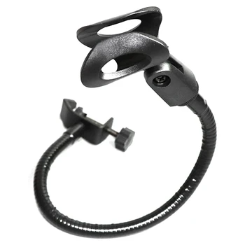 Flexible Gooseneck Microphone Stand with Desk Clamp for Radio Broadcasting Studio, Live Broadcast Equipment, Stations
Flexible Gooseneck Microphone Stand with Desk Clamp for Radio Broadcasting Studio, Live Broadcast Equipment, Stations