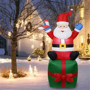 6FT Inflatable Santa Claus Christmas Decoration Blowing Santa Gift Box Christmas Decoration Yard Party Decoration
6FT Inflatable Santa Claus Christmas Decoration Blowing Santa Gift Box Christmas Decoration Yard Party Decoration