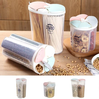 Kitchen Storage Container Cereal Dispenser Food Grain Rice Box Cereal Dispenser Bottle Tank Dry Snack Nut Candy Barrel Household
Kitchen Storage Container Cereal Dispenser Food Grain Rice Box Cereal Dispenser Bottle Tank Dry Snack Nut Candy Barrel Household