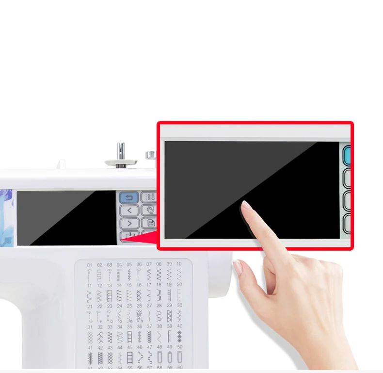 Household Sewing Machine Multi-function Sewing Embroidery Mechanical Small Computer Embroidery Machine 220V 45W 1PC Household Sewing Machine Multi-function Sewing Embroidery Mechanical Small Computer Embroidery Machine 220V 45W 1PC
