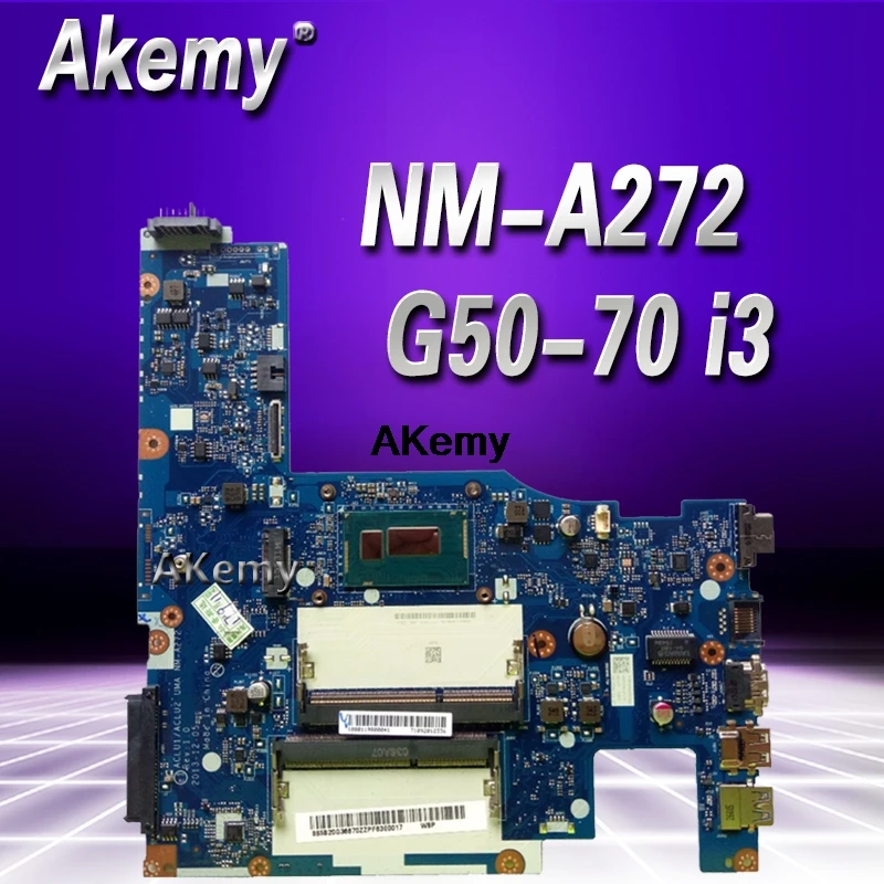 ACLU1/ACLU2 NM-A272 laptop Motherboard for Lenovo G50-70 Z50-70 G50-70M motherboard i3 CPU Test motherboard original
ACLU1/ACLU2 NM-A272 laptop Motherboard for Lenovo G50-70 Z50-70 G50-70M motherboard i3 CPU Test motherboard original