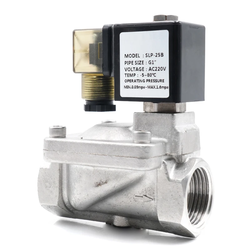 Solenoid Valve,Pilot Operated valve, High Pressure Stainless Steel Normally Closed Water Valve, 0~16bar,G1/2" 3/4" 1"
Solenoid Valve,Pilot Operated valve, High Pressure Stainless Steel Normally Closed Water Valve, 0~16bar,G1/2" 3/4" 1"