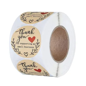 500PCS Thank You for Support My Business Stickers Tags Birthday Party Gift DIY Wedding Decoration Packging Envelope Label Tags
500PCS Thank You for Support My Business Stickers Tags Birthday Party Gift DIY Wedding Decoration Packging Envelope Label Tags