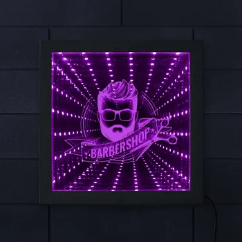 Beard Salon Male Hairdresser LED Infinity Mirror Frame Barbershop Haircut Business Man LED Vortex Tunnel Interstellar Mirror
Beard Salon Male Hairdresser LED Infinity Mirror Frame Barbershop Haircut Business Man LED Vortex Tunnel Interstellar Mirror
