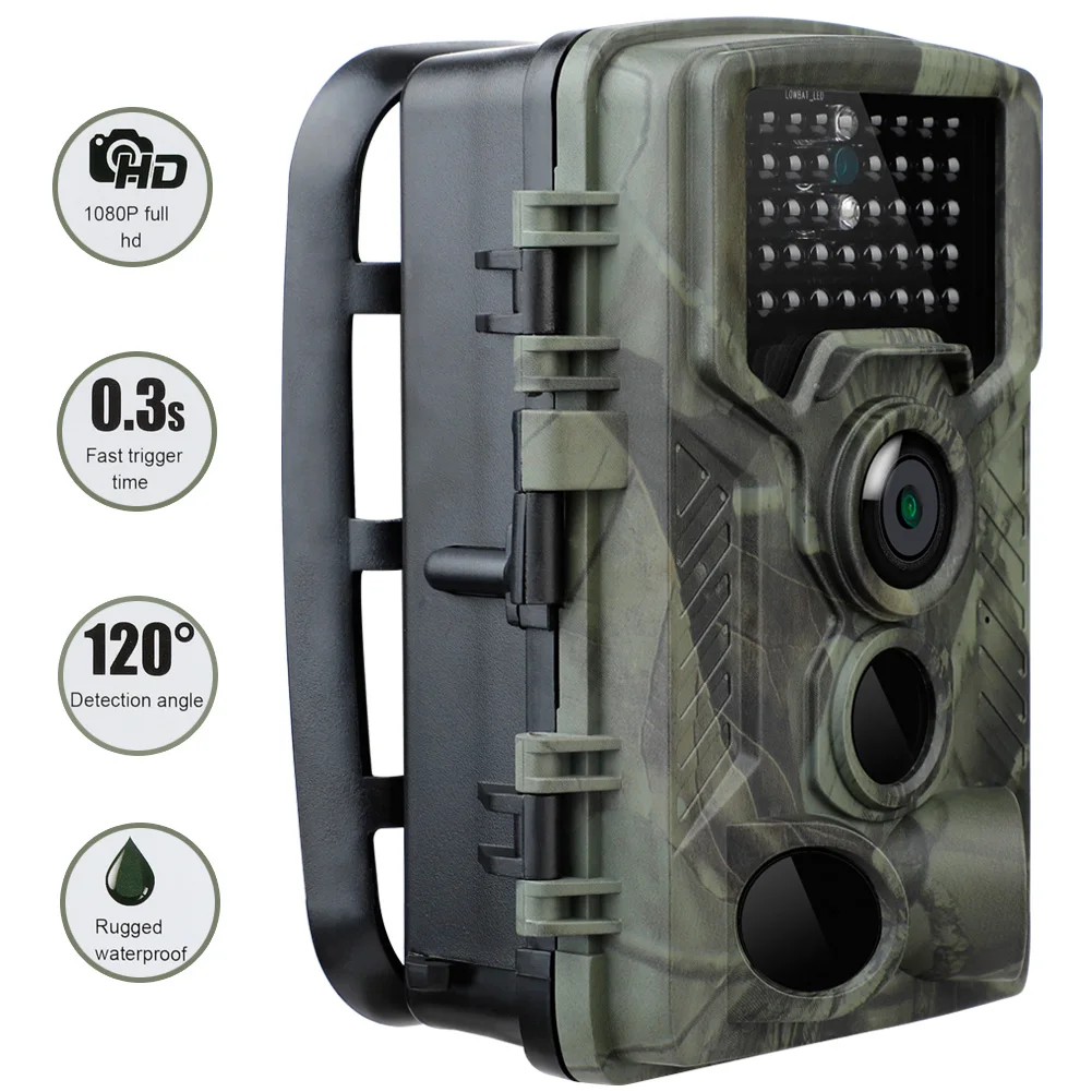 20MP 1080P Trail Hunting Camera HC800A IP65 Waterproof Night Version Photo 0.3s Trigger Time Wildlife Cam Home Safety
20MP 1080P Trail Hunting Camera HC800A IP65 Waterproof Night Version Photo 0.3s Trigger Time Wildlife Cam Home Safety