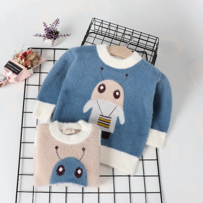 Girl'S Sweater 2019 Autumn And Winter New Style Thick Korean-style Children Childrenswear Waterproof Mink Cashmere Children Base
Girl'S Sweater 2019 Autumn And Winter New Style Thick Korean-style Children Childrenswear Waterproof Mink Cashmere Children Base