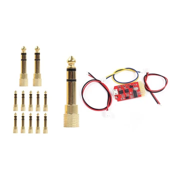 16 Pcs Accessories: 15 Pcs 6.3Mm to 3.5Mm Male to Female Stereo Adapter & 1Pcs Micro-4.2 Stereo Power Amplifier Board 
16 Pcs Accessories: 15 Pcs 6.3Mm to 3.5Mm Male to Female Stereo Adapter & 1Pcs Micro-4.2 Stereo Power Amplifier Board