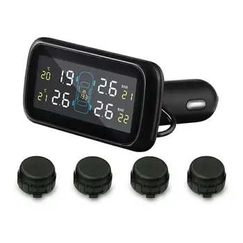 Digital Display Tire Pressure Monitoring Cigarette-Lighter External Sensor Kit waterproof Wheels Tires real security Monitor new
Digital Display Tire Pressure Monitoring Cigarette-Lighter External Sensor Kit waterproof Wheels Tires real security Monitor new