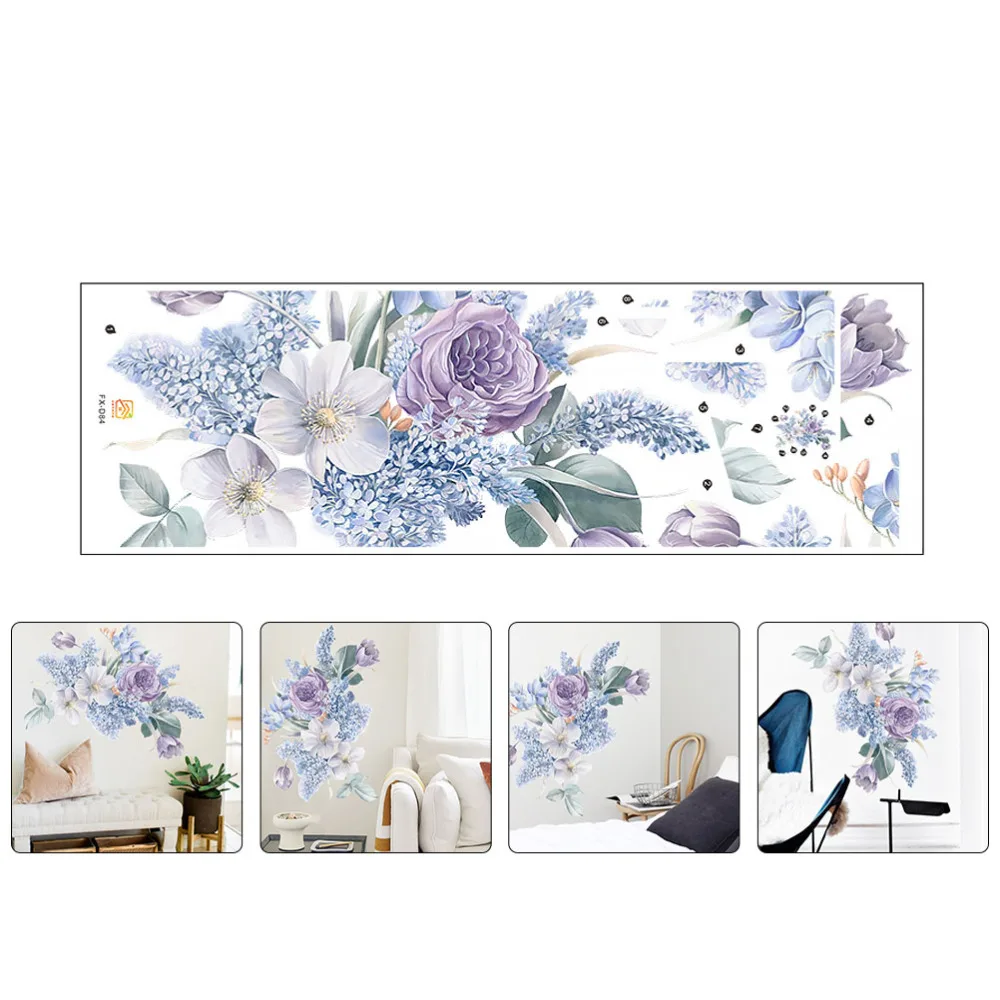 1 Sheet Adorable Self-adhensive Pretty Wall Sticker Floral Wall Sticker for Office Room
1 Sheet Adorable Self-adhensive Pretty Wall Sticker Floral Wall Sticker for Office Room
