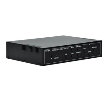 Video Wall Controller 2X2 HDMI DVI VGA 4 Channel USB Video Processor with RS232 Control for TV Splicing-US Plug
Video Wall Controller 2X2 HDMI DVI VGA 4 Channel USB Video Processor with RS232 Control for TV Splicing-US Plug