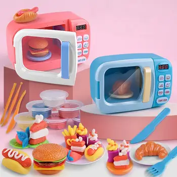Children Plasticine Set Pretend Playing Simulation Small Appliances Microwave Oven Tableware Kitchen Utensils Toys
Children Plasticine Set Pretend Playing Simulation Small Appliances Microwave Oven Tableware Kitchen Utensils Toys