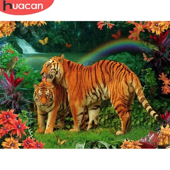 HUACAN 5D Diamond Painting Tiger Mosaic Full Square Animal Decorations For Home Embroidery Handmade Gift Wall Stickers
HUACAN 5D Diamond Painting Tiger Mosaic Full Square Animal Decorations For Home Embroidery Handmade Gift Wall Stickers