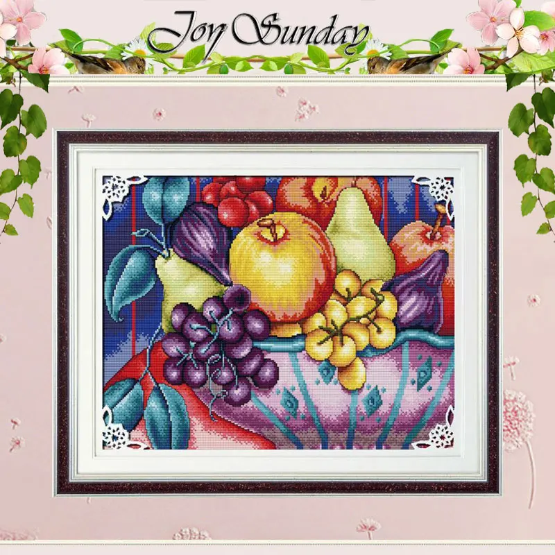 Joy Sunday Fruit(1) Patterns Counted Cross Stitch Set 11CT 14CT 16CT Stamped DMC Cross-stitch Kit Embroidery Needlework Crafts
Joy Sunday Fruit(1) Patterns Counted Cross Stitch Set 11CT 14CT 16CT Stamped DMC Cross-stitch Kit Embroidery Needlework Crafts