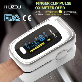 Finger-clip Oximeter Finger Pulse Oximetry Monitor Respiratory Frequency Pi Sleep Monitoring Heart Rate Meter
Finger-clip Oximeter Finger Pulse Oximetry Monitor Respiratory Frequency Pi Sleep Monitoring Heart Rate Meter