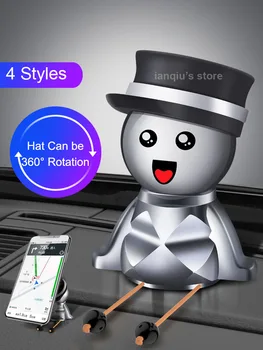 Universal Magnetic Car Phone Holder Cute Doll Shape 360 Degree Rotation GPS Holder
Universal Magnetic Car Phone Holder Cute Doll Shape 360 Degree Rotation GPS Holder