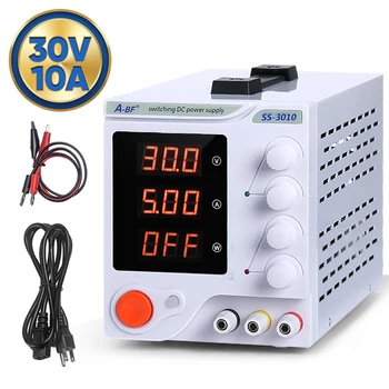 ABF Switching DC Power Supply Laboratory adjustable 30v 10A LCD screen Bench Power Source Regulator 4-digit digital display 220V
ABF Switching DC Power Supply Laboratory adjustable 30v 10A LCD screen Bench Power Source Regulator 4-digit digital display 220V