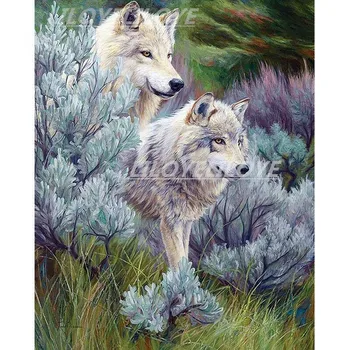 Full Square/Round 5D DIY Diamond Painting "Animal couple wolf" 3D Embroidery Cross Stitch picture of Rhinestone Home Decor TY379
Full Square/Round 5D DIY Diamond Painting "Animal couple wolf" 3D Embroidery Cross Stitch picture of Rhinestone Home Decor TY379
