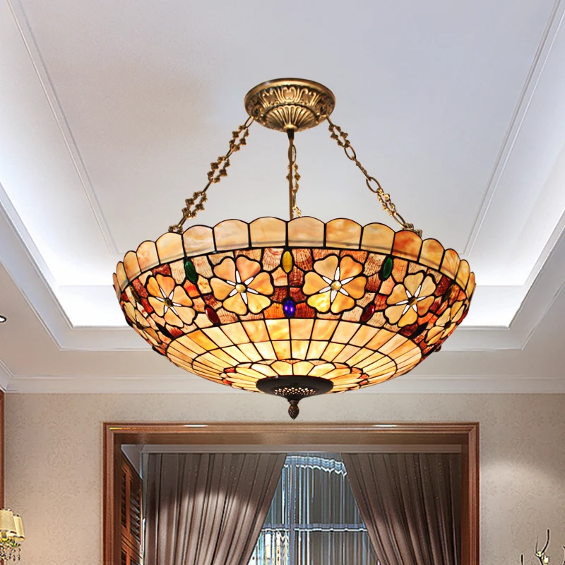 European Lighting Retro Atmosphere Lamp Shell Bedroom Study Room Coffee Hall Bar Home Anti Chandelier hanging lamp
European Lighting Retro Atmosphere Lamp Shell Bedroom Study Room Coffee Hall Bar Home Anti Chandelier hanging lamp
