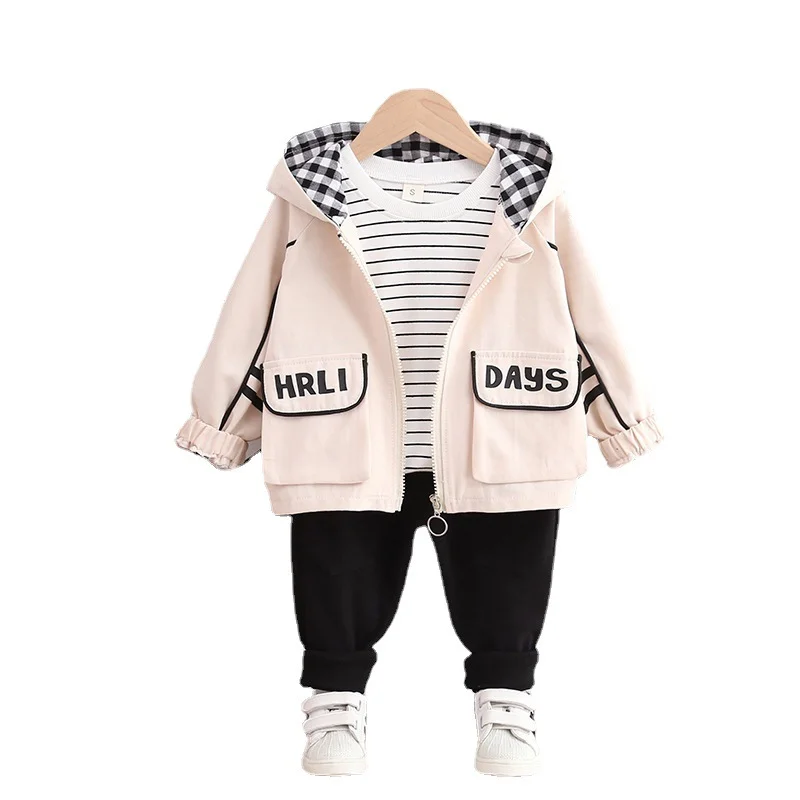Spring Autumn Infant Kids Hooded Jacket T Shirt Pants Toddler Casual Clothes Baby Boys Girls Costume Children Fashion Tracksuits
Spring Autumn Infant Kids Hooded Jacket T Shirt Pants Toddler Casual Clothes Baby Boys Girls Costume Children Fashion Tracksuits