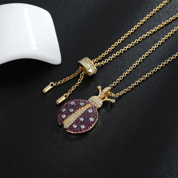 high quality original Ladybug modelling with rhinestones necklace brand design jewelry birthday party gift
high quality original Ladybug modelling with rhinestones necklace brand design jewelry birthday party gift