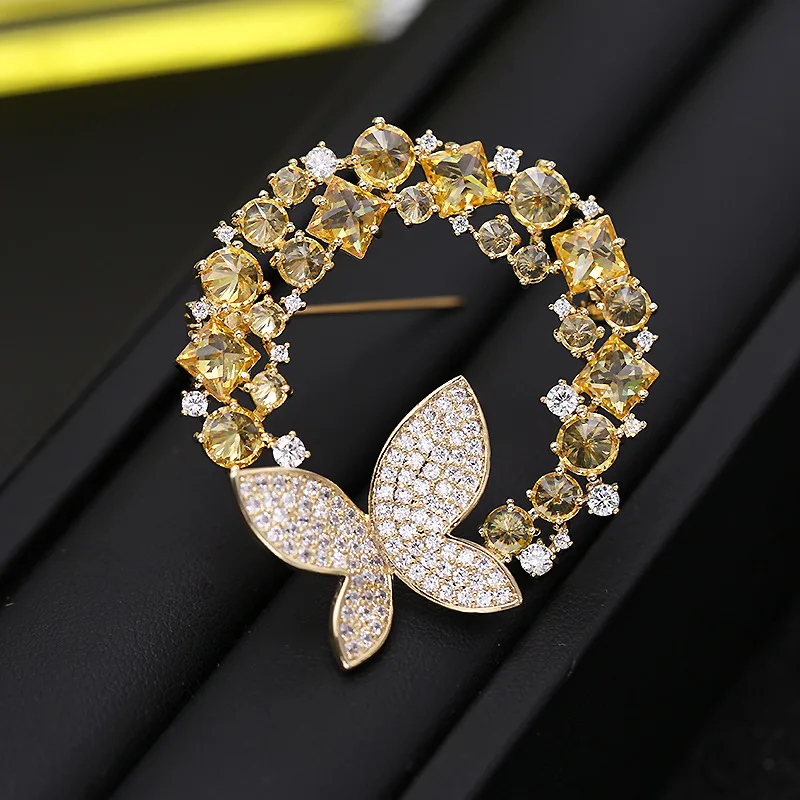 Korea fashion inlaid zircon butterfly brooches for women joker high-grade accessories dress decorative suit pin 2019 new
Korea fashion inlaid zircon butterfly brooches for women joker high-grade accessories dress decorative suit pin 2019 new