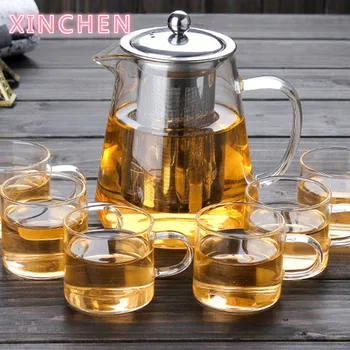 450ML/550ML/750ML/950ML/1300ML Glass Kettle Heat Resistant Teapot With Filter Home Office Borosilicate Tea Set Glass Maker
450ML/550ML/750ML/950ML/1300ML Glass Kettle Heat Resistant Teapot With Filter Home Office Borosilicate Tea Set Glass Maker