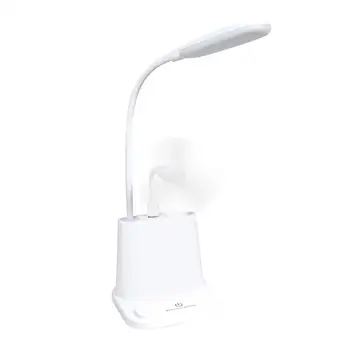 Multi-functional rechargeable table lamp eyes protection energy-saving desk lamp with fan pen container
Multi-functional rechargeable table lamp eyes protection energy-saving desk lamp with fan pen container
