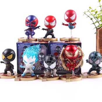 Marvel Avengers Cosbaby Spiderman Figure Iron Spiderman Action Figure Mini Dolls Collectible Model Marvel Toy 8pcs/set
Marvel Avengers Cosbaby Spiderman Figure Iron Spiderman Action Figure Mini Dolls Collectible Model Marvel Toy 8pcs/set