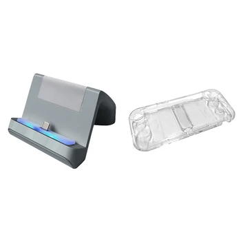 2 Pcs for NS Switch Lite Console Accessories: 1 Pcs Adjustable USB Type-C Charging Stand Quickly Charger & 1 Pcs Crystal Transpa
2 Pcs for NS Switch Lite Console Accessories: 1 Pcs Adjustable USB Type-C Charging Stand Quickly Charger & 1 Pcs Crystal Transpa