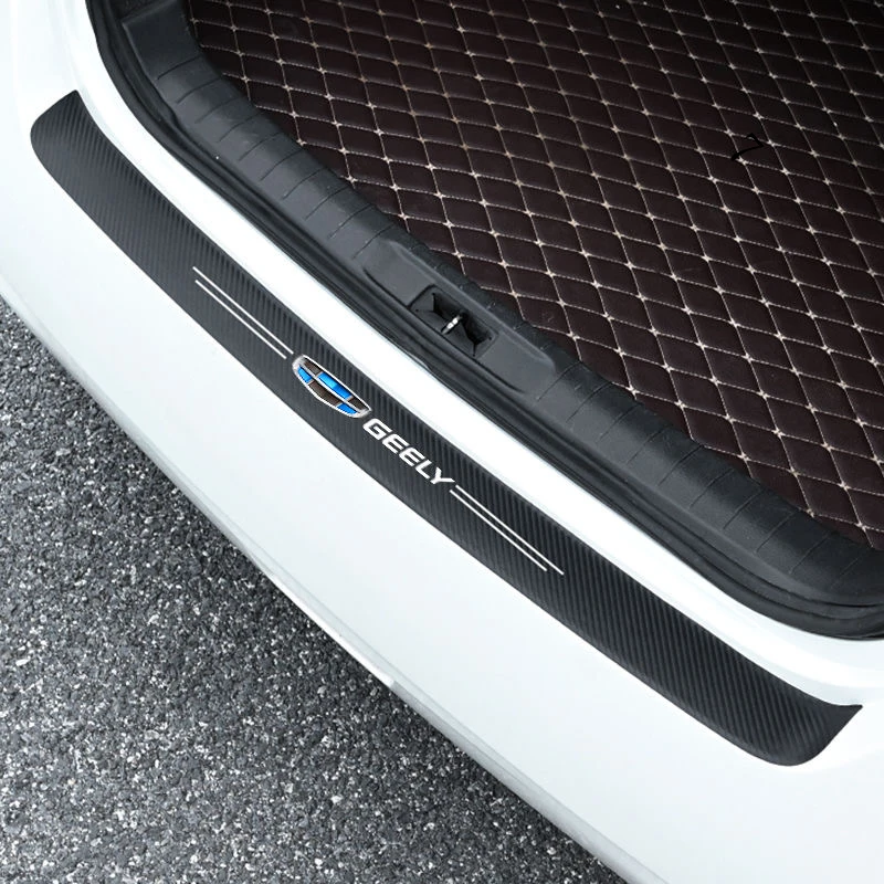 For geely emgrand ec7 ec8 ck atlas Leather Car Rear Bumper Stickers for Carbon Fiber Protector Car Trunk Protection Plate Film
For geely emgrand ec7 ec8 ck atlas Leather Car Rear Bumper Stickers for Carbon Fiber Protector Car Trunk Protection Plate Film