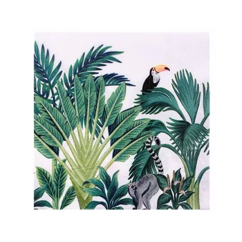 20pcs Parrot Tropical Rain Forest Napkin Paper Wood Tissue Napkin for Wedding Party Decoration 33*33cm 
20pcs Parrot Tropical Rain Forest Napkin Paper Wood Tissue Napkin for Wedding Party Decoration 33*33cm