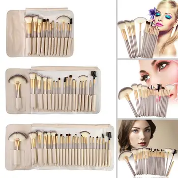 12pcs/18pcs/24pcs Professional Cosmetic Makeup Powder Blush Eyeshadow Eyeliner Lip Brush Set With Leather Bag
12pcs/18pcs/24pcs Professional Cosmetic Makeup Powder Blush Eyeshadow Eyeliner Lip Brush Set With Leather Bag