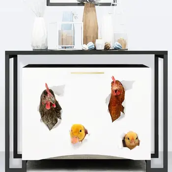 New 3d three-dimensional little duck chicken head creative wall stickers personalized bathroom toilet cabinet stickers FD
New 3d three-dimensional little duck chicken head creative wall stickers personalized bathroom toilet cabinet stickers FD