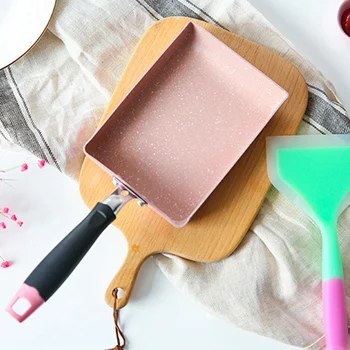 13*18cm Rectangle Mini Tamagoyaki Omelette Frying Pan Non-stick Aluminum Alloy Breakfast Egg Pancake Sushi Skillets Cooking Pot
13*18cm Rectangle Mini Tamagoyaki Omelette Frying Pan Non-stick Aluminum Alloy Breakfast Egg Pancake Sushi Skillets Cooking Pot
