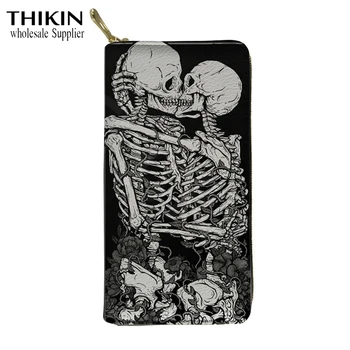 Black Wallets The Lovers Design Punk Style Long PU Purse For Female Skull Print Bank Card Pouch Brand Perse Carteira Halloween
Black Wallets The Lovers Design Punk Style Long PU Purse For Female Skull Print Bank Card Pouch Brand Perse Carteira Halloween