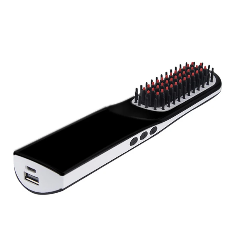 Beard Straightener for Men, Cordless Beard Straightener Brush with Anti Scald/LED Display/USB Rechargeable 3 in 1 Multifunctiona
Beard Straightener for Men, Cordless Beard Straightener Brush with Anti Scald/LED Display/USB Rechargeable 3 in 1 Multifunctiona