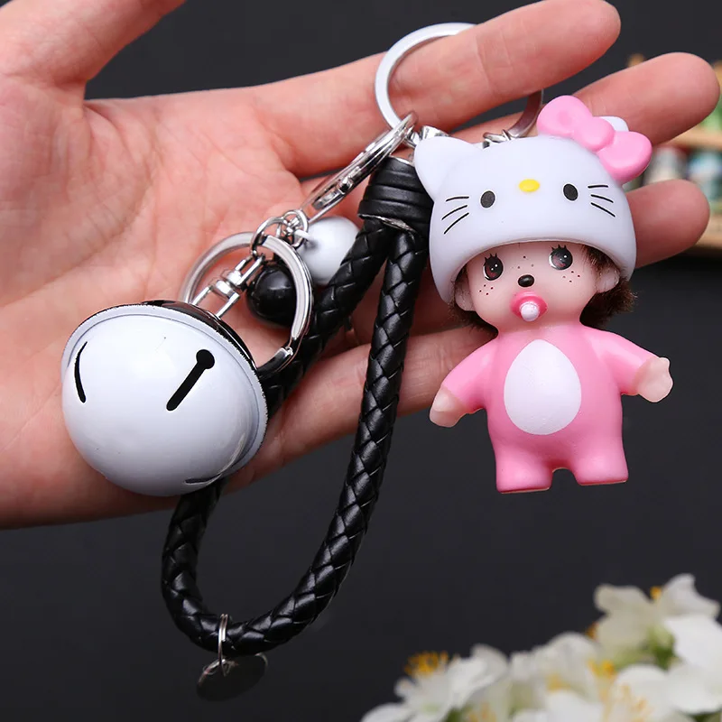 Keychain Ring Anime Various Styles Kpop Porte Clef With Belt Bell Fashion Car Keychain
Keychain Ring Anime Various Styles Kpop Porte Clef With Belt Bell Fashion Car Keychain