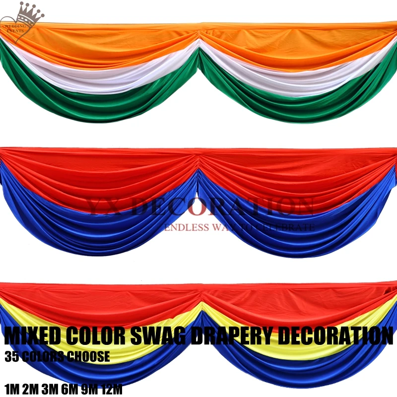 35 Colors Ice Silk Swag Drapery For Table Cloth Skirt Wedding Backdrop Curtain Decoration
35 Colors Ice Silk Swag Drapery For Table Cloth Skirt Wedding Backdrop Curtain Decoration