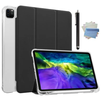 Case for iPad Pro 11" 2020 & 2018 with Pencil Holder- SlimShell Lightweight Stand with Translucent Frosted Back Cover
Case for iPad Pro 11" 2020 & 2018 with Pencil Holder- SlimShell Lightweight Stand with Translucent Frosted Back Cover