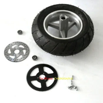 90/65-6.5 tubeless /vacuum tire Rear Wheels with Brake Disc rear sprocket for 47cc/49cc 2 stoke Mini pocket bike wheel & dis
90/65-6.5 tubeless /vacuum tire Rear Wheels with Brake Disc rear sprocket for 47cc/49cc 2 stoke Mini pocket bike wheel & dis