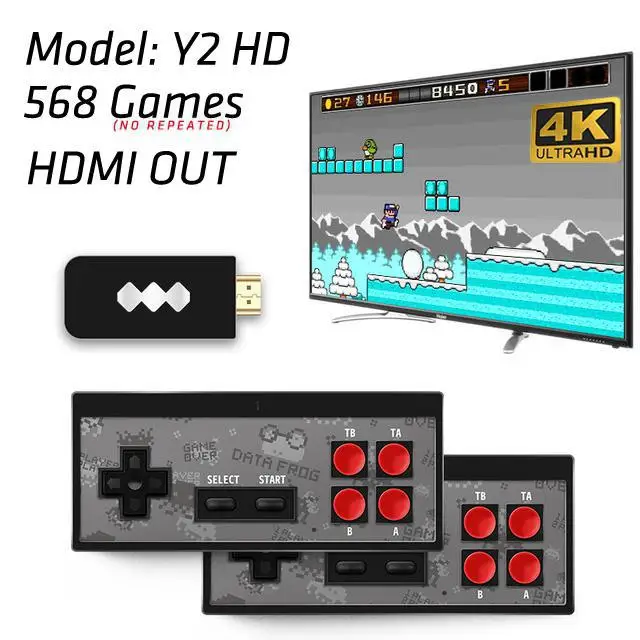 DishyKooker 4K HDMI Video Game Console Mini Retro Console Wireless Controller HDMI Output Dual Players
DishyKooker 4K HDMI Video Game Console Mini Retro Console Wireless Controller HDMI Output Dual Players